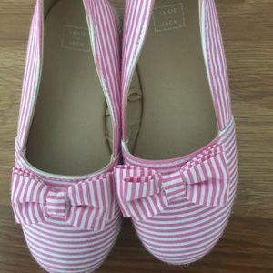 Janie Jack Toddler GIRLS Sz 10 STRIPED ESPADRILLE